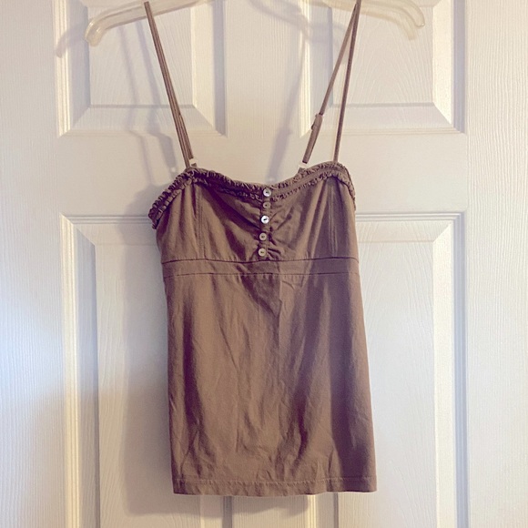 Taupe Tank Top - Picture 1 of 9